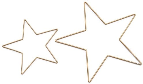 [A-023417] Metalen Frame Ster Goud 30 cm