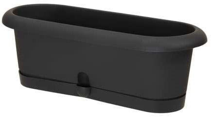 [A-025345] Bloembak tray Antraciet 40x16 cm