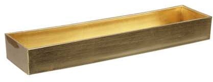 [A-026046] Tafeldeco Rectangle Large Goudwash 42x10.5x5 cm