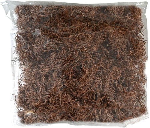[A-002266] Curly Mos Witgebleekt 500 gram 