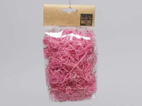 [A-013180] Curly Mos Roze 40 gram kleinverpakking