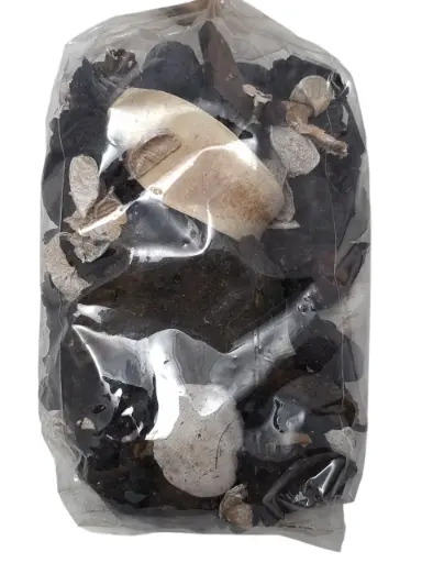 [A-015008] Mix om een krans te maken Potpourri 40gram Zwart-Wit