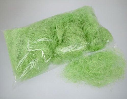 [A-015387] Sisal Frisgroen Birchgroen 500 gram