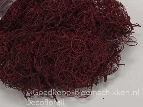 [A-016154] Curly Mos Rood 250 gram 