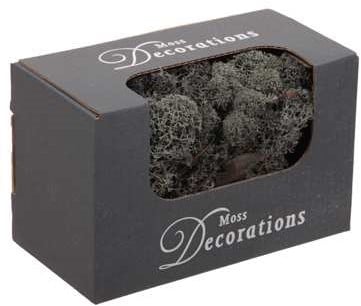 [A-023272] Rendiermos IJslandsmos Finlandsmos Finlandsmos Antraciet Zwart 50 gram