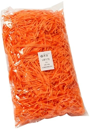 [A-023939] Paasgras Vuller Papierstroken Oranje 50 gram