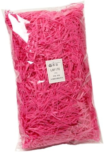 [A-023940] Paasgras Vuller Papierstroken Roze 50 gram