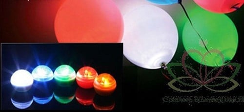 [A-011191] Onderwaterlichtje Waterproof Balletje Blauw LED doos 12 stuks
