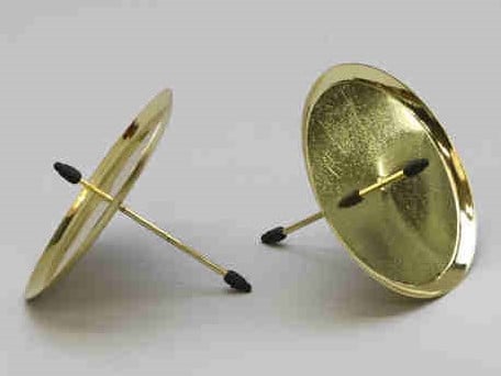 [A-014173] Kaarsenhouder Goud Ø70 mm pak 4 stuks