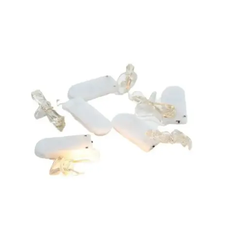 [A-016528] LED Lampje Warmwit met timer 10 lampjes 2 meter 