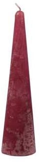 [A-022494] Kaars Kegelvorm Frosted Donkerrood 41x150 mm