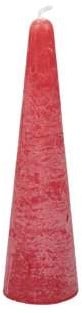 [A-022498] Kaars Kegelvorm Frosted Rood 41x150 mm