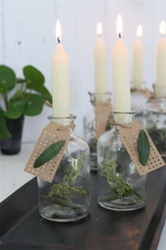 [A-022604] Kaarsen Taper Creme 11 cm set 7 stuks