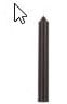[A-023559] Kaarsen Zwart 45 g H16 10 stuks