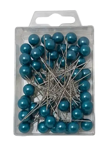 [A-003115] Parelspelden WM 27 Turquoise 10 mm doosje 50 stuks