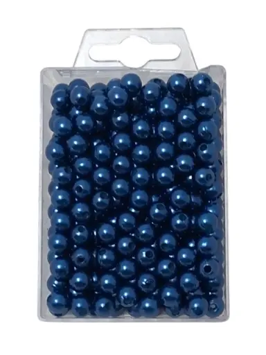 [A-003414] Parels rijgparels 02 Blauw 8 mm