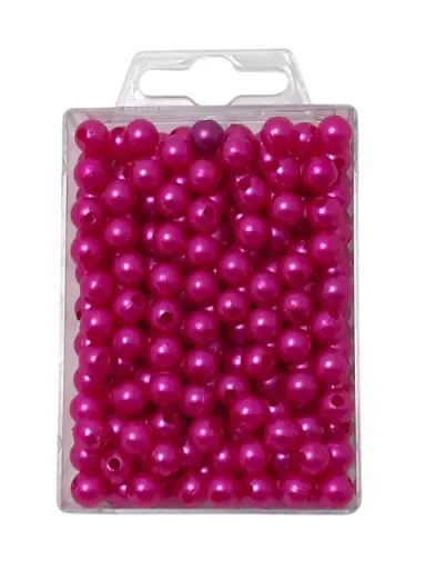 [A-003420] Parels rijgparels 20 Pink / Fuchsia 126 aur 8 mm