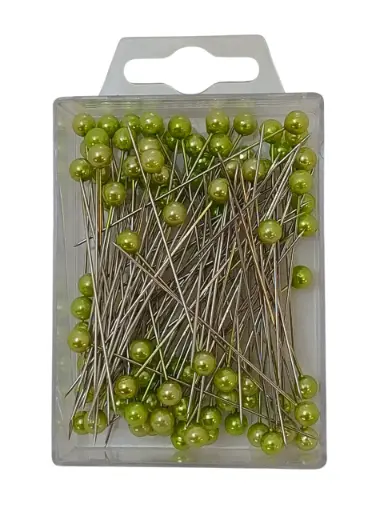 [A-003481] Parelspelden DV613 33 Lindegroen 6 mm doosje ca. 100 stuks
