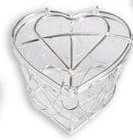 [A-008490] Metaalhart Giveaway Zilverkleur 5x4 cm