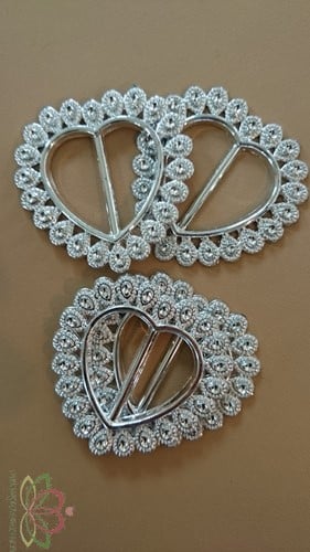 [A-011351] Hart gesp Heart Slider gesp schakel New Style per stuk