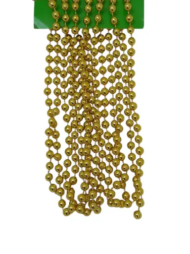 [A-014654] Parelketting Parelguirlande diameter 8 mm 2, 75mlang Goud 