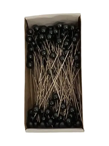 [A-014688] Parelspelden Push pin Zilver 6 mm Set 120