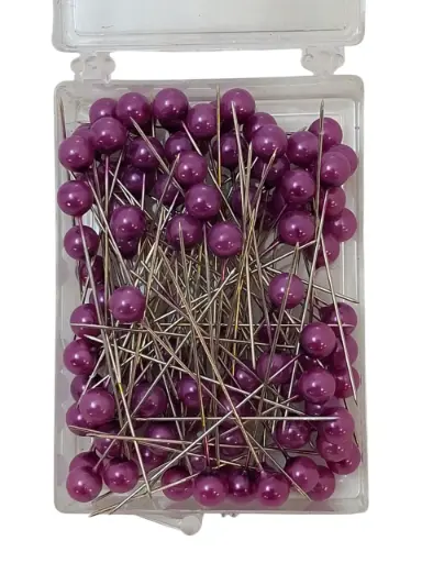 [A-018257] Parelspelden 61440 Paars 8 mm 10 stuks