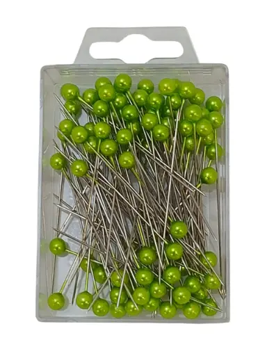 [A-018270] Parelspelden WM 01 Appelgroen 6 mm doosje 100 stuks