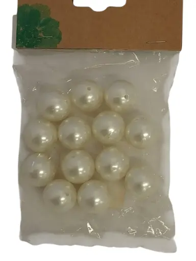 [A-018326] Parel rijgparels 85-0088-500 Zilver 20 mm 50 gr