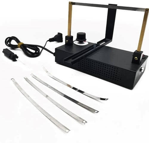 [A-025639] Easy elektrische cutter, Lintsnijder met 5 messen voor en kant / st snijder voor satijn KANT EN koord 220V