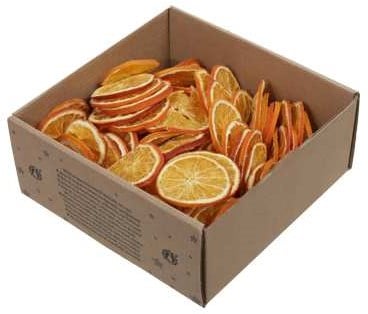 [A-026092] Sinaasappelschijfjes Oranje 250 gram doos