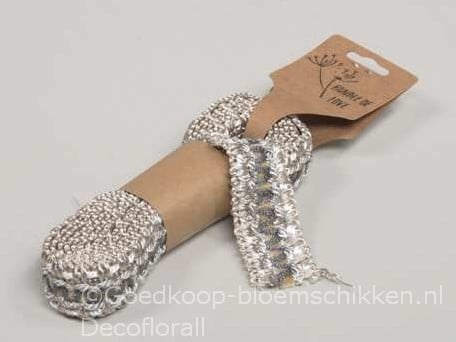 [A-016120] Jute band Macrame Beigegrey Naturel 200 cm