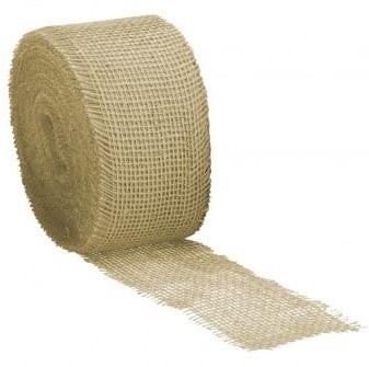 [A-016678] Jute dicht Naturel 7 cm rol 25 meter