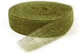 [A-019413] Jute band Olijfgroen 5 cm rol 40 meter