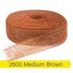[A-022053] Jute band Medium Brown 5 cm rol 40 meter