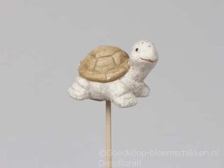 [A-022320] Bijsteker Schildpad op stok per stuk