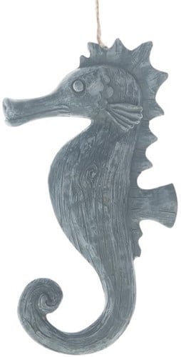 [A-014999] Zeepaardje polyresin Lichtblauw 12x4x23 cm per stuk