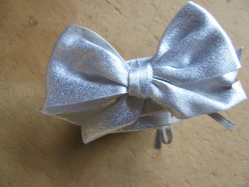 [A-010433] Polscorsage Bow Chic Zilver stuk armband met plaatje om zelf te maken