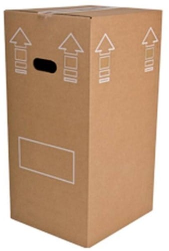 [A-024454] Bloemendoos Bruin enkel verzenddoos excl. inzet 33x30x57 cm