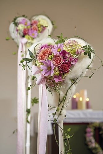 [A-014753] OASIS® Bioline DecoStick Heart op stok oase voor verse bloemen Hart op stok