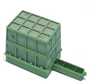 [A-017601] Graftakhouder Florette mini 12*9*8cm oase voor verse bloemen Rouwtakhouder