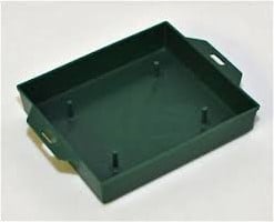 [A-017608] Brick Medium sponge holder schaaltje halve 12,5x11x2,5h voor meerdere porties 003064