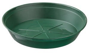 [A-017616] Schotel Saucer Tondo 40 cm 40x5,3h Groen /st waterschotel 