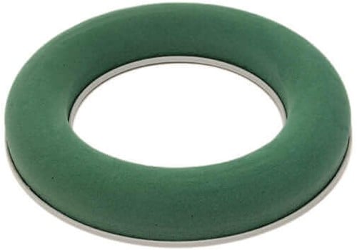 [A-022531] Steekschuim krans 25 cm oase voor verse bloemen Tijdelijk artikel Per stuk