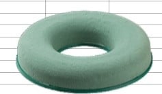 [A-027009] Steekschuim Krans oase voor verse bloemen 30 cm Tijdelijk artikel