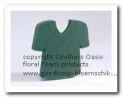 [A-006522] OASIS® Voetbal T-shirt 54 × 56 × 6 cm oase voor verse bloemen