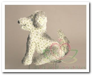 [A-007669] Hond steekschuimvorm oase voor verse bloemen