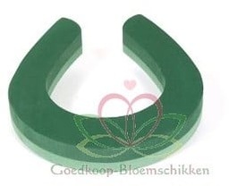 [A-009399] Hoefijzer 48 cm steekschuimvorm oase voor verse bloemen