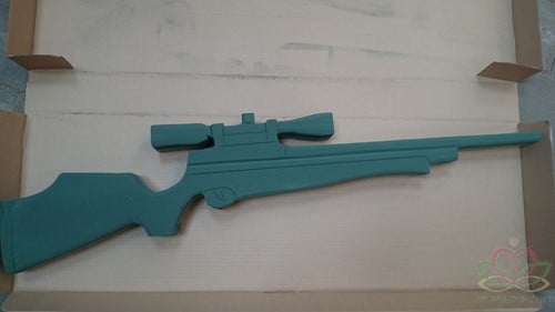 [A-010980] Luchtdrukgeweer steekschuimvorm oase voor verse bloemen