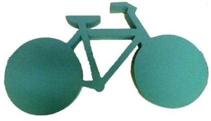[A-012162] Fiets Mountainbike steekschuimvorm oase voor verse bloemen 710 x 430 mm